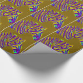 Zebra Art Wild Animal Cadeaupapier (Hoek)