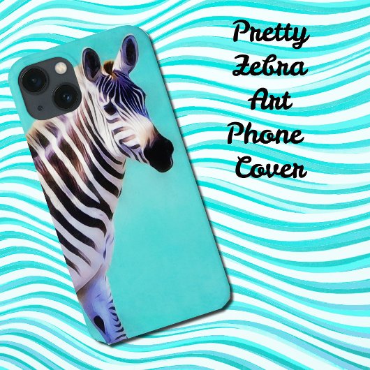 Zebra Art Wildlife Natuur Telefoon Case