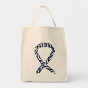 Zebra Awareness Lint Custom Art Canvas tas