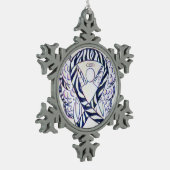 Zebra Awareness Ribbon Angel Ornament (Links)