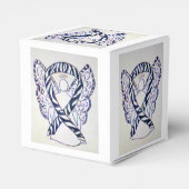Zebra Awareness Ribbon Angel Party Favor Box Bedankdoosjes (Achterkant)