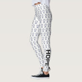 Zebra Awareness Ribbon Hope Cure Custom Leggings (Links)