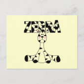 Zebra Baby en cadeaus Briefkaart (Voorkant)