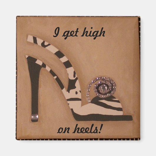 Zebra, Baby! Magneet (Voorkant)