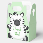 Zebra-Baby shower Bedankdoosjes (Geopend)