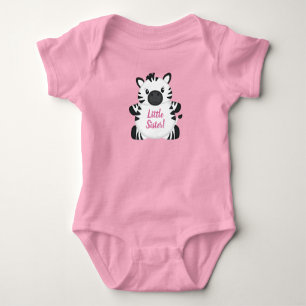 Zebra Baby Shower Safari Roze Meisje Romper