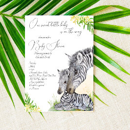 Zebra baby shower van moeder en baby Afrikaanse sa Kaart