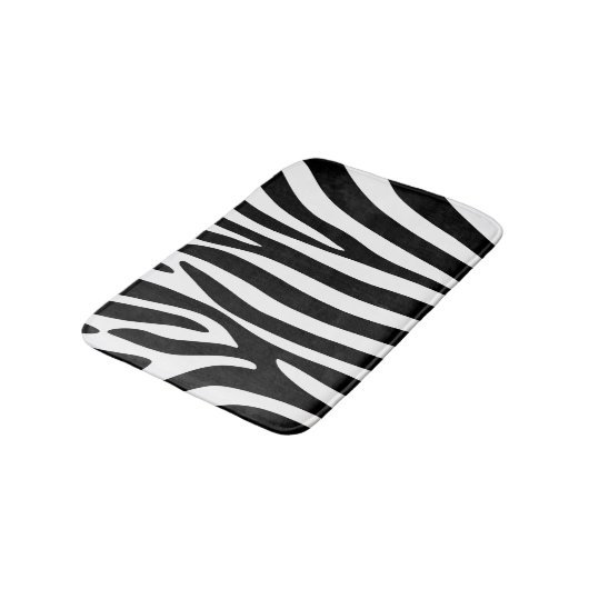 Zebra Badmat (Gekanteld)