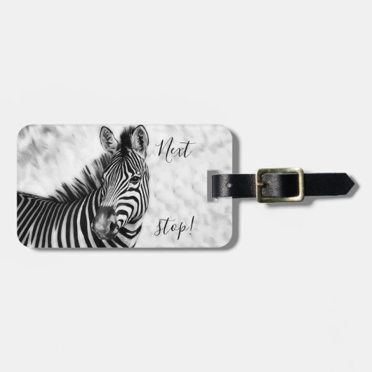 Zebra bagage label (Voorkant horizontaal)