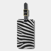 Zebra Bagagelabel (Voorkant verticaal)