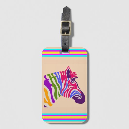 Zebra Bagagelabel (Voorkant (verticaal))