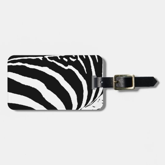 zebra bagagelabel (Voorkant horizontaal)