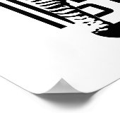 Zebra Barcode Art Poster (Hoek)