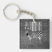 Zebra Barcode Sleutelhanger (voorkant)