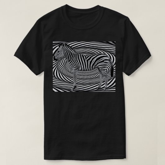 Zebra beide zijden t-shirt (Design voorkant)