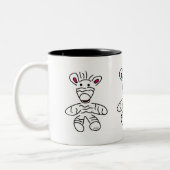 Zebra Beker Tweekleurige Koffiemok (Links)