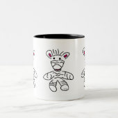 Zebra Beker Tweekleurige Koffiemok (Center)