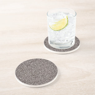 Zebra Beverage Coaster Zandsteen Onderzetter