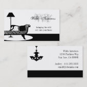 Zebra Binnenontwerp : Visitekaartjes (Voorkant / Achterkant)