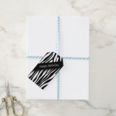 Zebra Birthday Cadeaulabel (Met Touw)