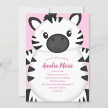 Zebra Birthday Party roze