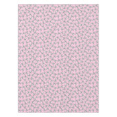 Zebra Birthday Party roze Tafelkleed (Voorkant)