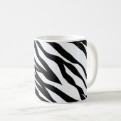 Zebra Black and White Pattern   Koffiemok (Voorkant rechts)