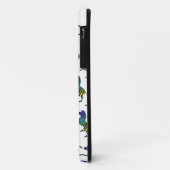 Zebra Black en Rainbow Silhouette Case-Mate iPhone Case (Achterkant/links)