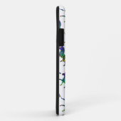 Zebra Black en Rainbow Silhouette Case-Mate iPhone Case (Achterkant/rechts)