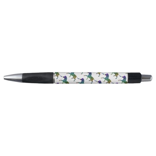 Zebra Black en Rainbow Silhouette Pen (Voorkant)