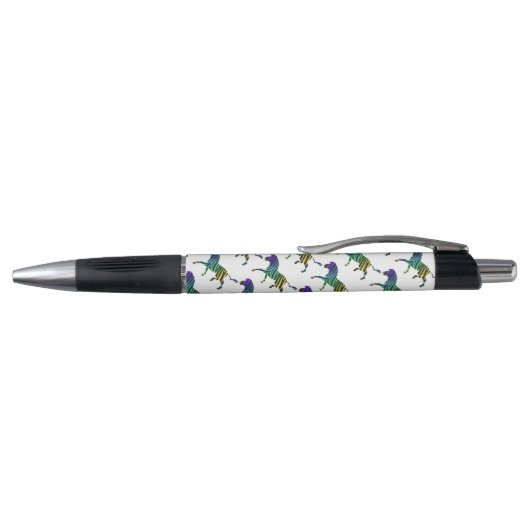 Zebra Black en Rainbow Silhouette Pen (Bovenkant)