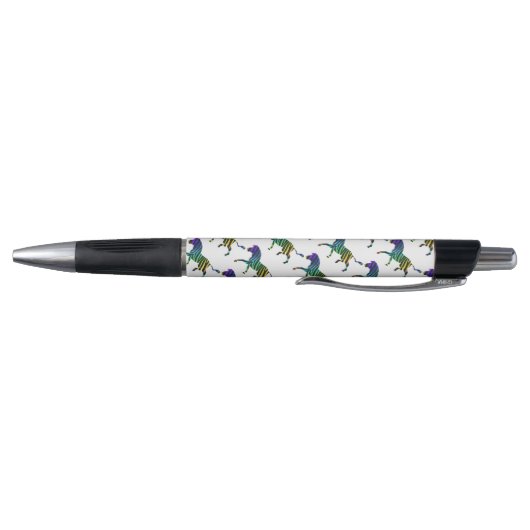 Zebra Black en Rainbow Silhouette Pen (Bodem)