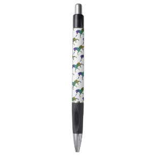 Zebra Black en Rainbow Silhouette Pen