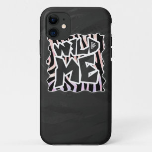 Zebra Black en Roze Wilde mij Case-Mate iPhone Case