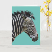 ZEBRA BLANCO KAART (Gele Bloem)