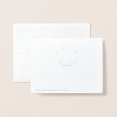 Zebra Blank All Occasion Wildlife Silver Folie Kaarten (Met envelop)