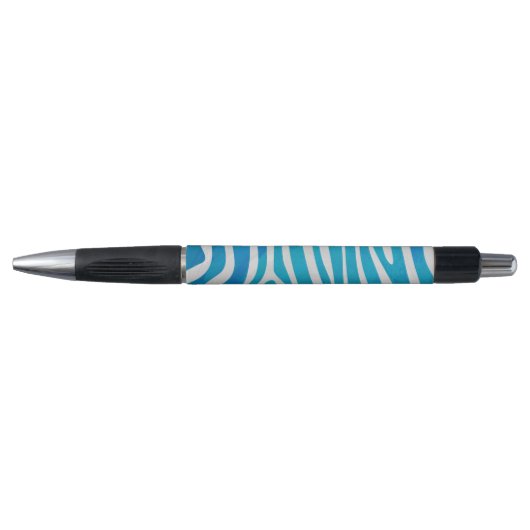 Zebra Blauw en wit afdrukken Pen (Voorkant)