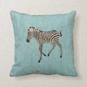  Zebra Blauwe Mojo Pillow Kussen