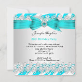 Zebra Blauwgroen blauw hooghiel Parelpleisterdag Kaart (Achterkant)