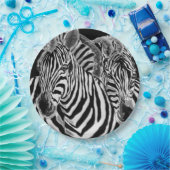Zebra Borden Papieren Bordje (Feest)