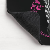 Zebra Borstkanker Bewustzijn Pink Bandana Cancer Muismat (Hoek)