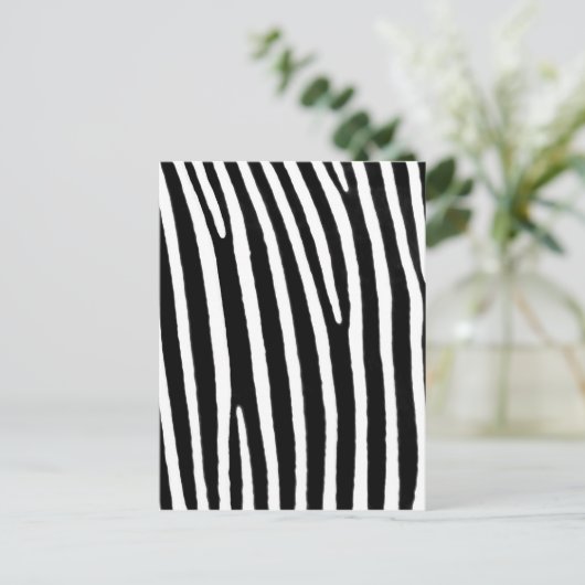 Zebra Briefkaart (Staand voorkant)