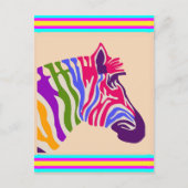 Zebra Briefkaart (Voorkant)