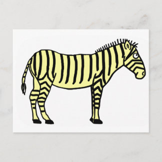 Zebra Briefkaart