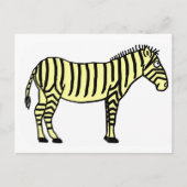 Zebra Briefkaart (Voorkant)