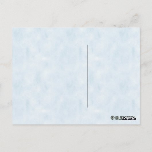  Zebra Briefkaart (Achterkant)