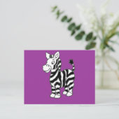 Zebra Briefkaart (Staand voorkant)