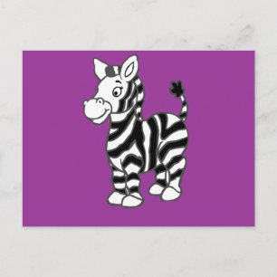 Zebra Briefkaart