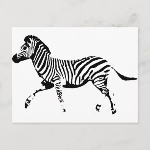 Zebra Briefkaart