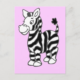 Zebra Briefkaart